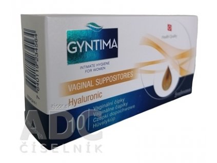 Fytofontana GYNTIMA Hyaluronic Vaginálne čapíky (inov.2020) 1x10 ks