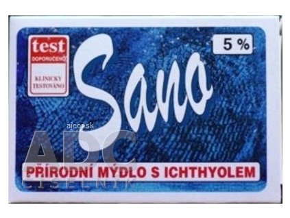 SANO - mydlo s ichtamolom 5% 1x100 g