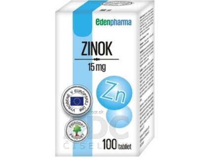 EDENPharma ZINOK 15 mg tbl 1x100 ks