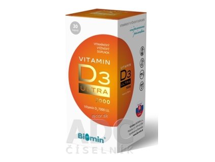 Biomin VITAMIN D3 ULTRA 7000 I.U. cps 1x30 ks