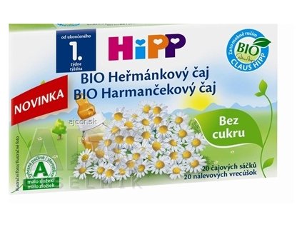 HiPP BIO Harmančekový čaj (od ukonč. 1. týždňa) nálevové vrecúška 20x1,5 g (30 g)