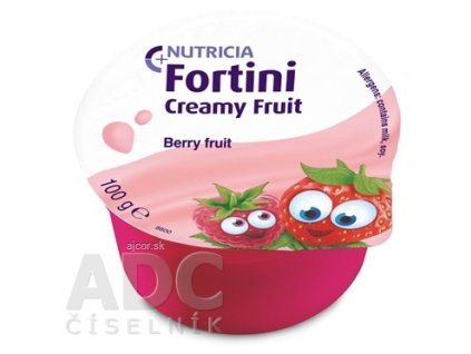 Fortini Creamy Fruit Multi Fibre príchuť červené ovocie 4x100 g