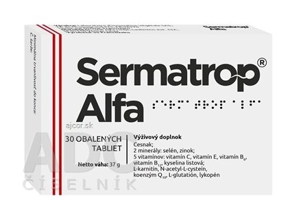 Sermatrop Alfa obalené tablety 1x30 ks