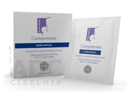 MULTI-MAM COMPRESSES hojivý obklad pre dojčiace matky 1x12 ks