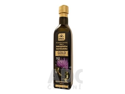 IREL Olej z pestreca mariánskeho GOLD za studena lisovaný 1x500 ml