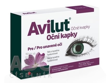 AVILUT Očné kvapky 10x0,5 ml