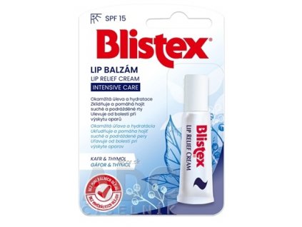 Blistex LIP BALZAM - RELIEF CREAM SPF 15 balzam na pery, krém v tube 1x6 ml