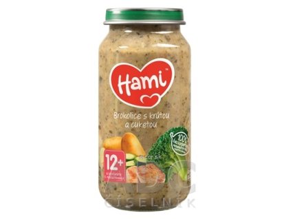 Hami príkrm Brokolica s morkou a cuketou (od ukonč. 12. mesiaca) 1x250 g