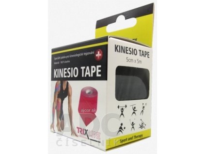 KINESIO TAPE TRIXLINE čierna, 5 cm x 5 m, 1x1 ks