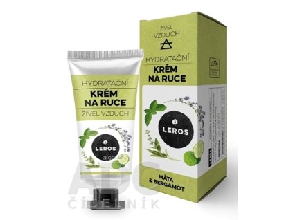 LEROS HYDRATAČNÝ KRÉM NA RUKY ŽIVEL VZDUCH s mätou a bergamotom 1x30 ml