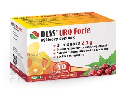 DIAS URO Forte prášok vo vrecúškach 1x10 ks