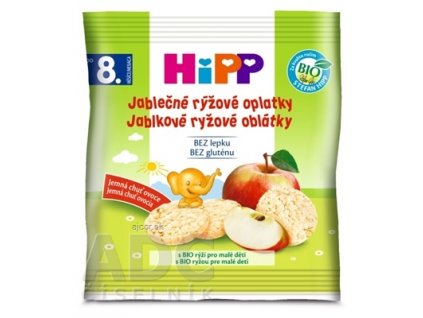 HiPP BIO OBLÁTKY Jablkové ryžové (od 8. mesiaca) 1x30 g