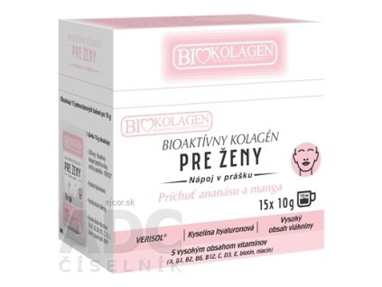 asp BIOAKTÍVNY KOLAGÉN PRE ŽENY nápoj v prášku, vrecúška 15x10 g (150 g)