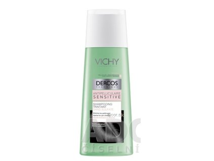 VICHY DERCOS ANTI-PELLICULAIRE SENSITIVE šampón proti lupinám, citlivá pokožka (M3533102) 1x200 ml