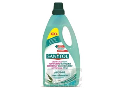 SANYTOL ČISTIČ Podlahy a Plochy XXL Eukalyptus, Dezinfekcia, koncentrovaný, 1x5 l