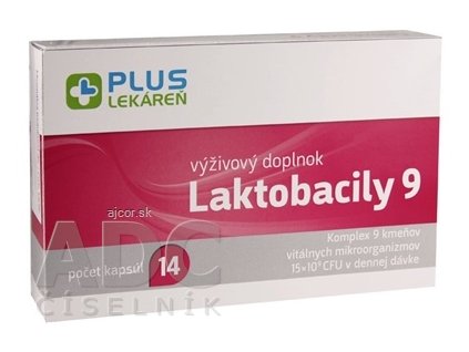 PLUS LEKÁREŇ Laktobacily 9 cps 1x14 ks
