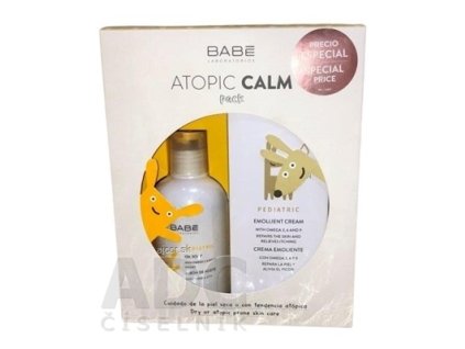 BABÉ DIEŤA Atopický balíček Atopické telové mlieko 200 ml + Atopický kúpeľový gél 200 ml (inov. 2022) 1x1 set