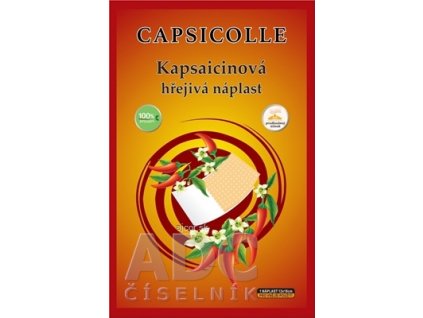 CAPSICOLLE Kapsaicínová hrejivá náplasť 12x18 cm 1x1 ks
