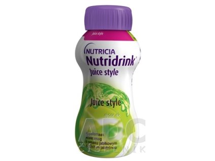 Nutridrink Juice Style s jablkovou príchuťou (inov.2021) 4x200 ml