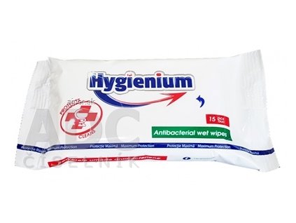 HYGIENIUM Antibakteriálne vlhčené utierky 1x15 ks