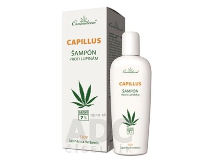 Cannaderm CAPILLUS - šampón proti lupinám NEW 1x150 ml