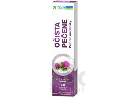 PLUS LEKÁREŇ Očista pečene šumivé tbl s príchuťou malina 1x20 ks