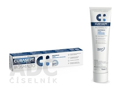 CURASEPT BIOSMALTO C.A.E. zubná pasta proti zubnému kazu, abrázii a erózii 1x75 ml