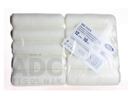 OVÍNADLO HYDROFILNÉ pletené, nesterilné (12cm x 10m) 1x10 ks