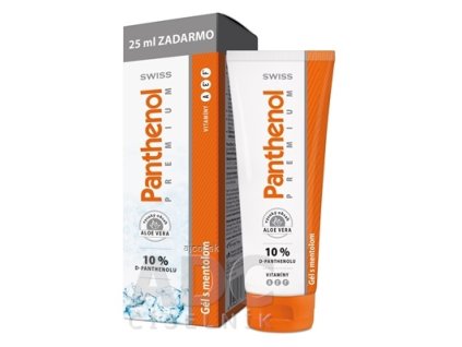 SWISS Panthenol PREMIUM Gél s mentolom 100+25 ml zadarmo (125 ml)