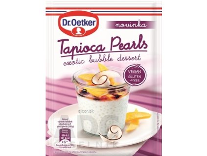 Tapioca Pearls exotický dezert - Dr.Oetker tapiokové perly na prípravu dezertu 1x70 g