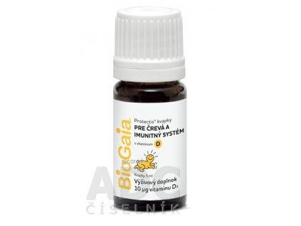 BioGaia Protectis s vitamínom D kvapky 1x5 ml