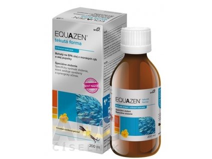 EQUAZEN tekutá forma, vanilková príchuť 1x200 ml