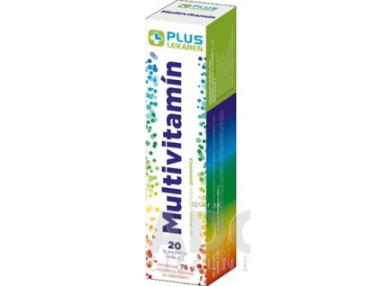 PLUS LEKÁREŇ Multivitamín tbl eff s príchuťou pomaranča 1x20 ks