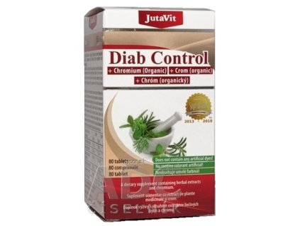 JutaVit Diab Control + organický chróm tbl 1x80 ks