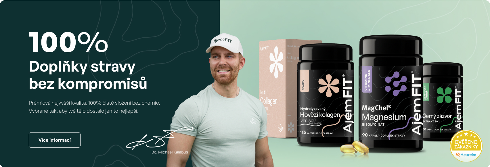 100% Doplňky stravy bez kompromisů