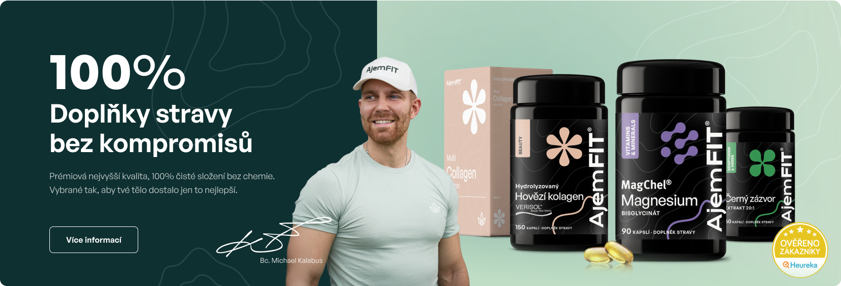 100% Doplňky stravy bez kompromisů