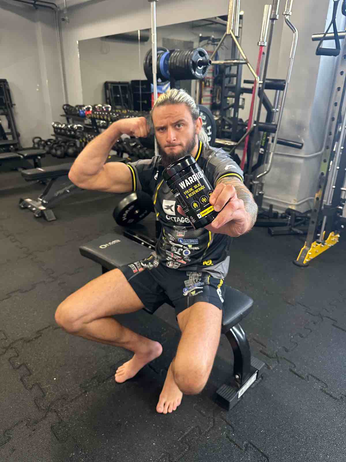 "Nejsem produkt motivace. Jsem produkt disciplíny." To je moto ambasadora produktu warrior