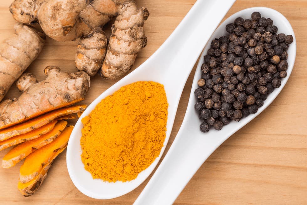 Curcumin a piperin