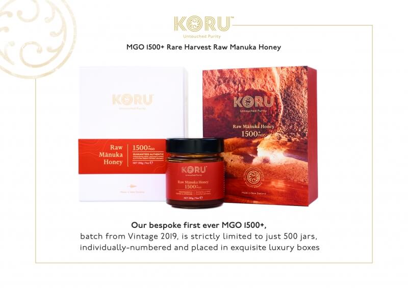 KORU RAW MANUKA 1500+ MGO