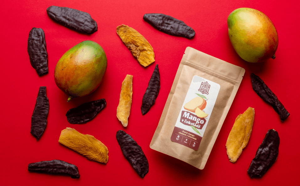Pravé mango ve 100% čokoládě -150g/1500g (Ekvádor)