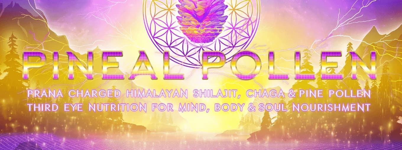 Pineal pollen - primal alchemy banner.