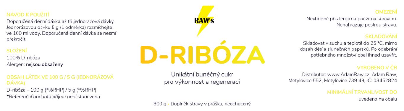 D-ribóza cukr