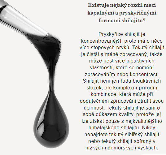 Tekutý shilajit
