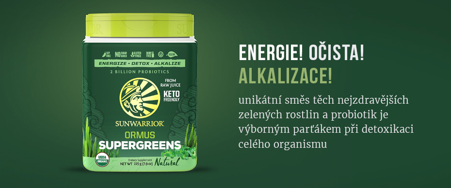 Ormus super greens ideální detox.