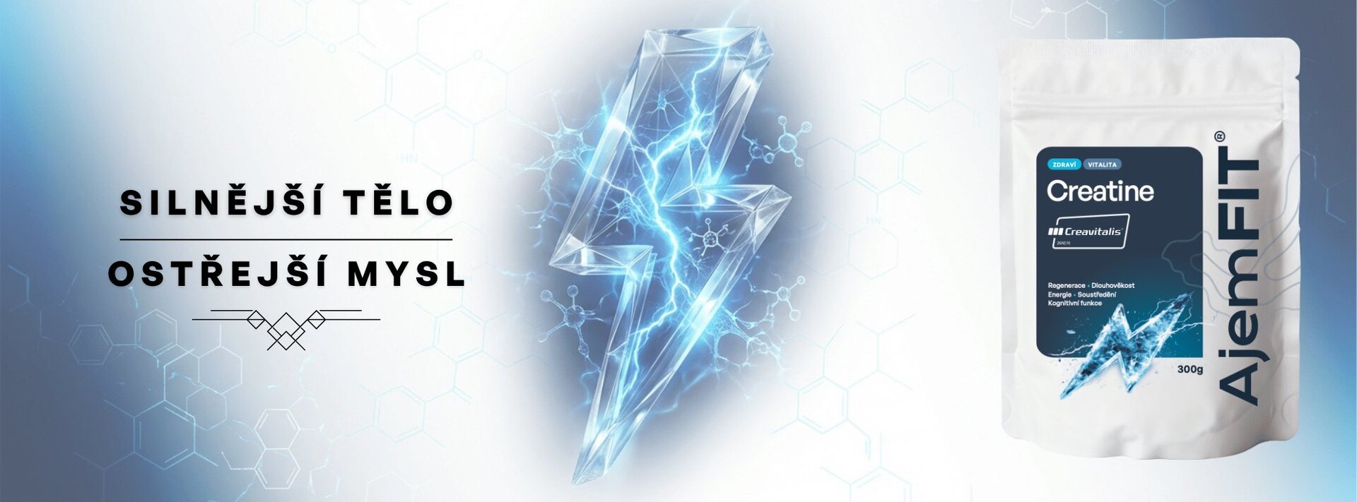 AjemFIT Creatine Creavitalis® — prémiový kreatin monohydrát