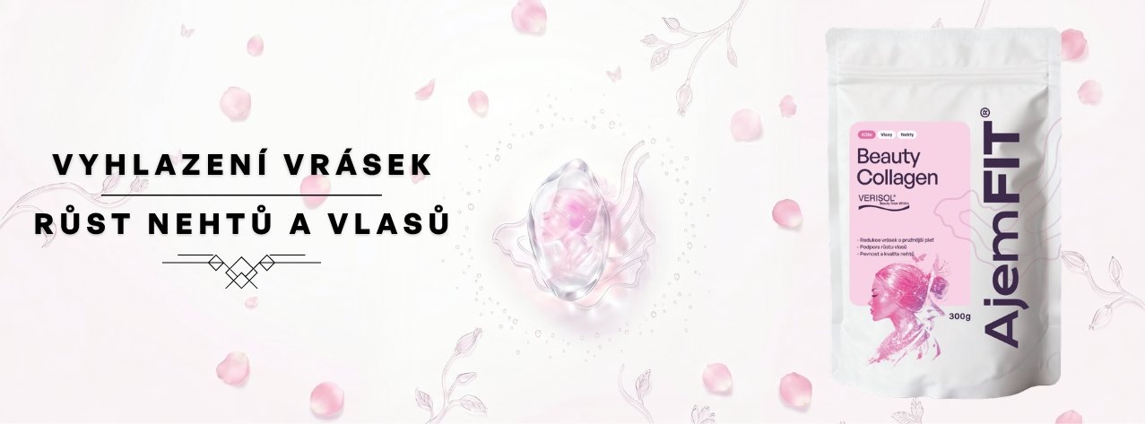 AjemFIT Beauty Collagen Verisol® — hladší pleť, silnější nehty, krásnější vlasy
