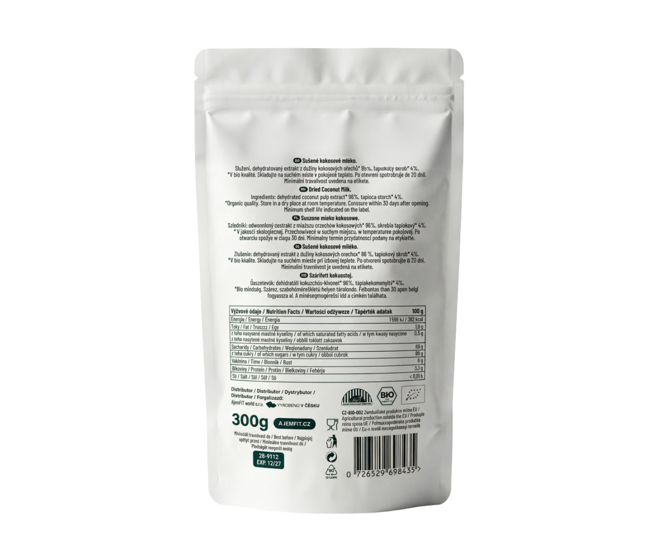 Výhody kokosového mléka AjemFIT