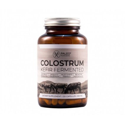 Kefírové Kolostrum (Fermentované) - 120 kapslí (Paleo Powders)