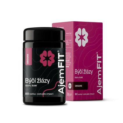 AjemFIT Raw Býčí Žlázy - 80kapslí
