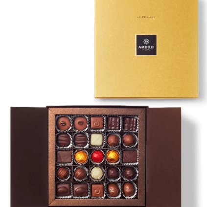 GOLD PRALINES 25 -260g (AMEDEI)